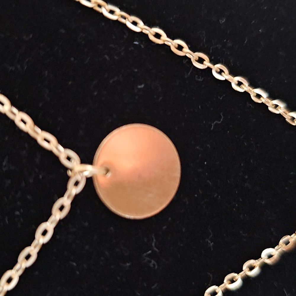 Gold Layered Necklace Fashion Jewelry Set View 4